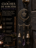 Cloches de Sorcière de Protection Lunaire 🔔🌙