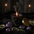 Bougie Lune Noire — Chandelle rituelle witchcore