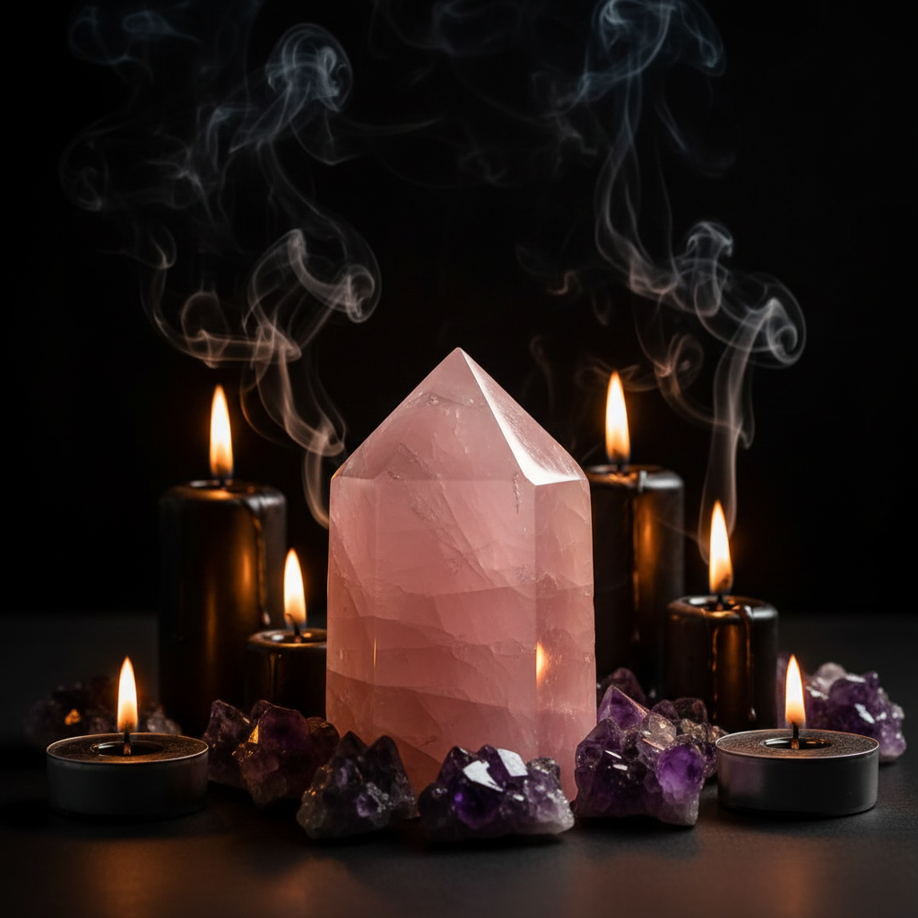 Quartz Rose Naturel | Pierre d’Amour & Décoration Mystique